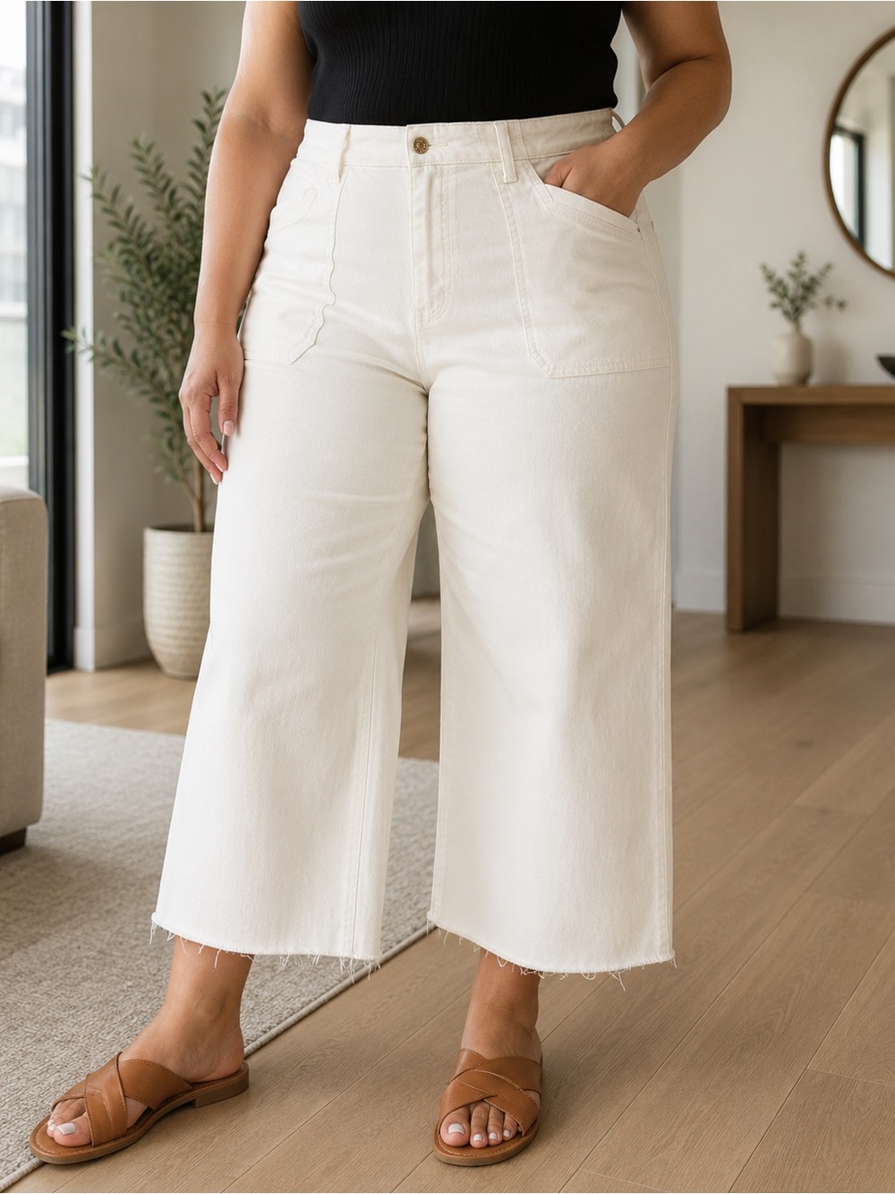 Paige Women’s Anessa Ankle Wide Leg Jeans Size 20W NWT - Picture 3 of 8